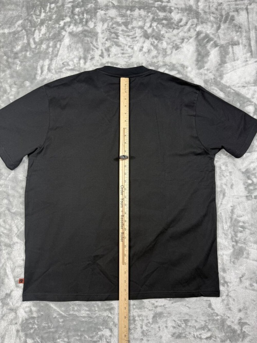 New Guess X Babylon Shirt Men's Large Black Checker Logo Graphic Tee Streetwear - Picture 13 of 14